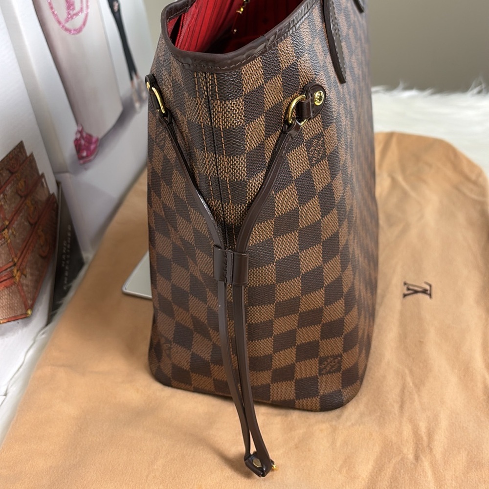 💃Authentic Louis Vuitton Damier Neverfull MM Shoulder Tote Bag - Picture 3 of 15